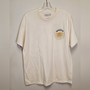 180. NWOT - Peanuts Snoopy's Cafe Graphic T-Shirt